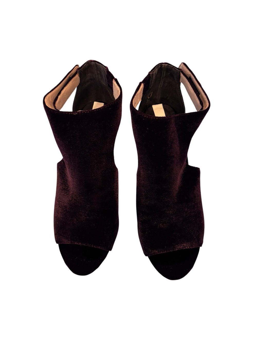 Matt Bernson Lyra Velvet Shooties in Plum